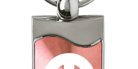 Mopar Rectangular Wave Key Chain Fob - Official Licensed