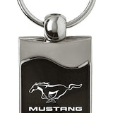 Ford Mustang 5.0 Rectangular Wave Key Chain Fob - Official Licensed