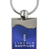 Lincoln Nautilus Rectangular Wave Key Chain Fob - Official Licensed