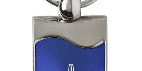 Lincoln Nautilus Rectangular Wave Key Chain Fob - Official Licensed