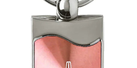 Lincoln Nautilus Rectangular Wave Key Chain Fob - Official Licensed