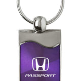 Honda Passport Rectangular Wave Key Chain Fob - Official Licensed