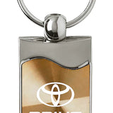 Toyota Prius Rectangular Wave Key Chain Fob - Official Licensed