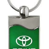Toyota Prius Rectangular Wave Key Chain Fob - Official Licensed