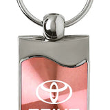 Toyota Prius Rectangular Wave Key Chain Fob - Official Licensed