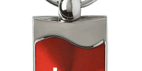 Jeep Renegade Rectangular Wave Key Chain Fob - Official Licensed