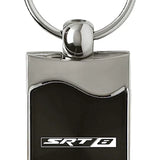 Dodge SRT-8 Rectangular Wave Key Chain Fob - Official Licensed
