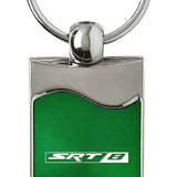 Dodge SRT-8 Rectangular Wave Key Chain Fob - Official Licensed