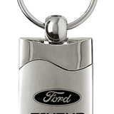 Ford Taurus Rectangular Wave Key Chain Fob - Official Licensed