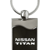 Nissan Titan Rectangular Wave Key Chain Fob - Official Licensed