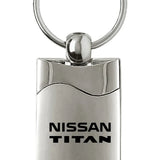 Nissan Titan Rectangular Wave Key Chain Fob - Official Licensed