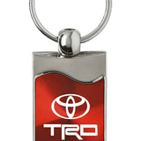 Toyota TRD Rectangular Wave Key Chain Fob - Official Licensed