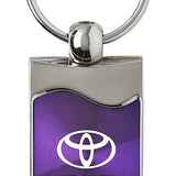 Toyota Venza Rectangular Wave Key Chain Fob - Official Licensed