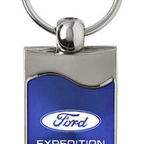 Ford Expedition Rectangular Wave Key Chain Fob - Official Licensed