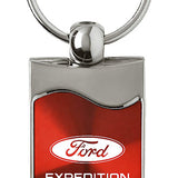 Ford Expedition Rectangular Wave Key Chain Fob - Official Licensed