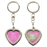 Toyota Heart Shaped Photo Key Chain Fob - Official Licensed