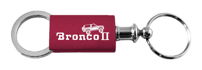 Ford Bronco II Climbing Anodized Aluminum Valet Key Chain Fob - Official Licensed
