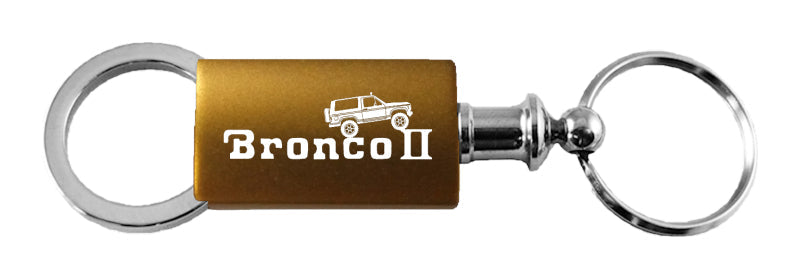 Ford Bronco II Climbing Anodized Aluminum Valet Key Chain Fob - Official Licensed