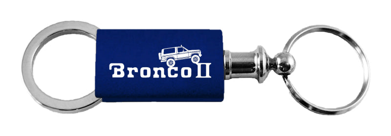 Ford Bronco II Climbing Anodized Aluminum Valet Key Chain Fob - Official Licensed