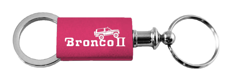 Ford Bronco II Climbing Anodized Aluminum Valet Key Chain Fob - Official Licensed