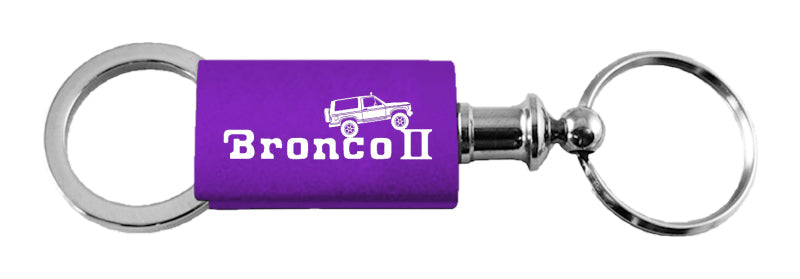 Ford Bronco II Climbing Anodized Aluminum Valet Key Chain Fob - Official Licensed