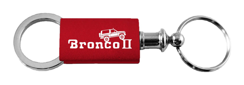 Ford Bronco II Climbing Anodized Aluminum Valet Key Chain Fob - Official Licensed