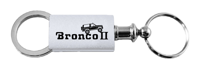 Ford Bronco II Climbing Anodized Aluminum Valet Key Chain Fob - Official Licensed
