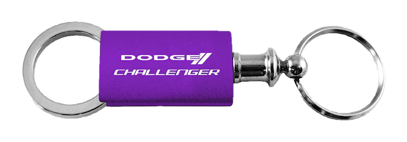 Dodge Challenger Anodized Aluminum Valet Key Chain Fob - Official Licensed