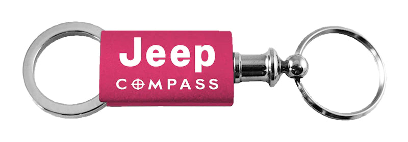 Jeep Compass Anodized Aluminum Valet Key Chain Fob - Official Licensed