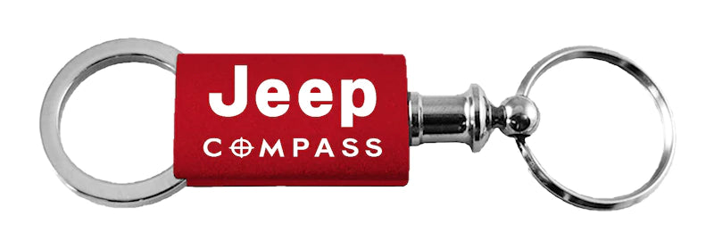 Jeep Compass Anodized Aluminum Valet Key Chain Fob - Official Licensed