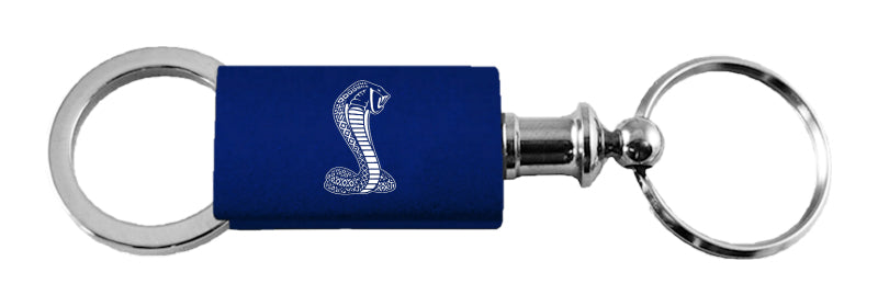 Ford Mustang Cobra Anodized Aluminum Valet Key Chain Fob - Official Licensed