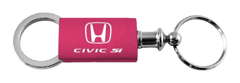Honda Civic SI Anodized Aluminum Valet Key Chain Fob - Official Licensed