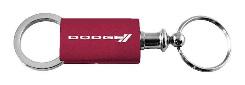 Dodge Stripe Anodized Aluminum Valet Key Chain Fob - Official Licensed