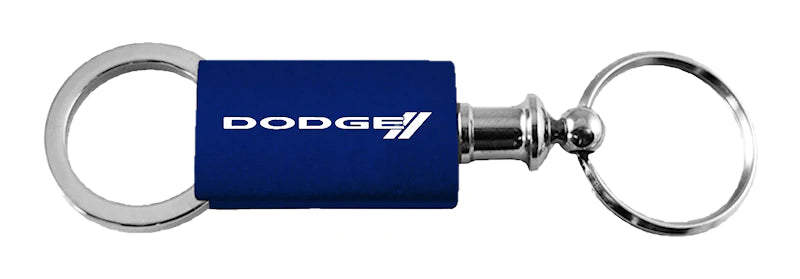Dodge Stripe Anodized Aluminum Valet Key Chain Fob - Official Licensed