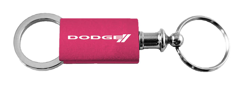 Dodge Stripe Anodized Aluminum Valet Key Chain Fob - Official Licensed