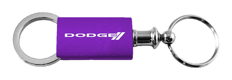 Dodge Stripe Anodized Aluminum Valet Key Chain Fob - Official Licensed