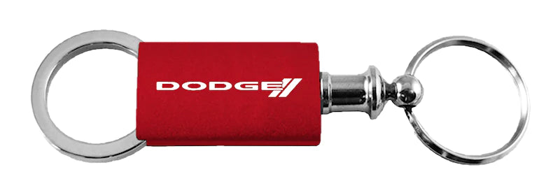 Dodge Stripe Anodized Aluminum Valet Key Chain Fob - Official Licensed