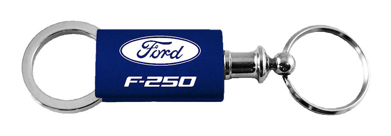 Ford F-250 Anodized Aluminum Valet Key Chain Fob - Official Licensed