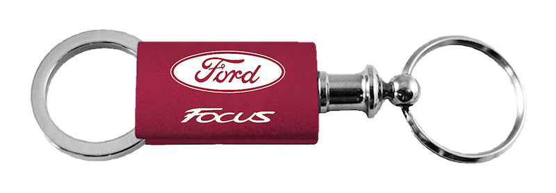 Ford Focus Anodized Aluminum Valet Key Chain Fob - Official Licensed