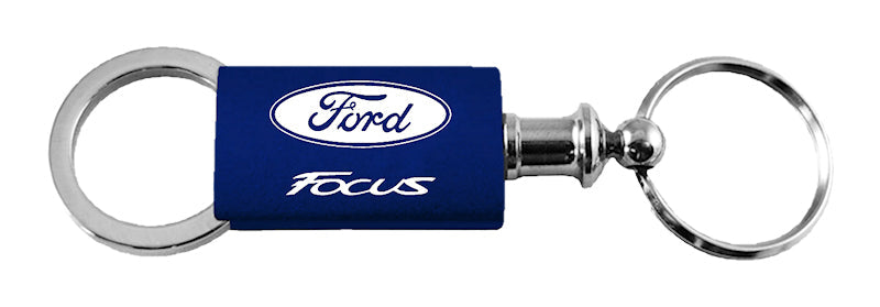 Ford Focus Anodized Aluminum Valet Key Chain Fob - Official Licensed