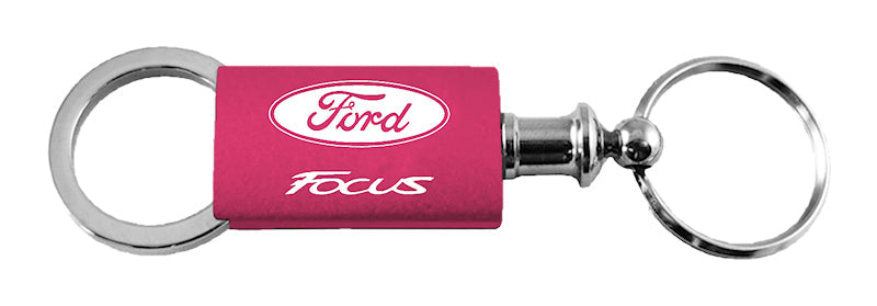 Ford Focus Anodized Aluminum Valet Key Chain Fob - Official Licensed