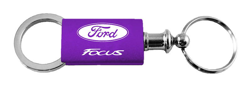 Ford Focus Anodized Aluminum Valet Key Chain Fob - Official Licensed