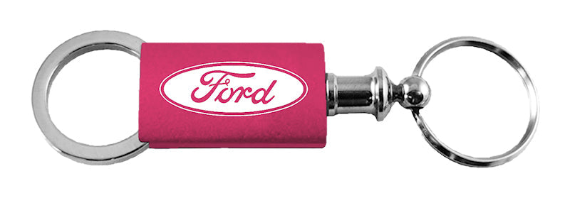 Ford Anodized Aluminum Valet Key Chain Fob - Official Licensed