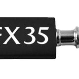 Infiniti FX35 Anodized Aluminum Valet Key Chain Fob - Black - Official Licensed