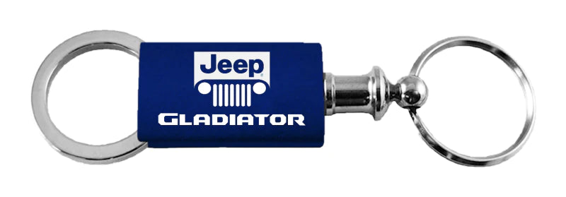 Jeep Gladiator Anodized Aluminum Valet Key Chain Fob - Official Licensed