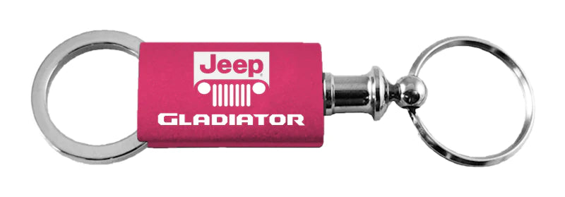 Jeep Gladiator Anodized Aluminum Valet Key Chain Fob - Official Licensed