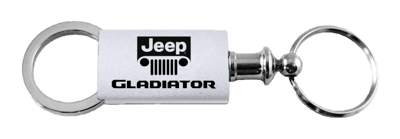 Jeep Gladiator Anodized Aluminum Valet Key Chain Fob - Official Licensed