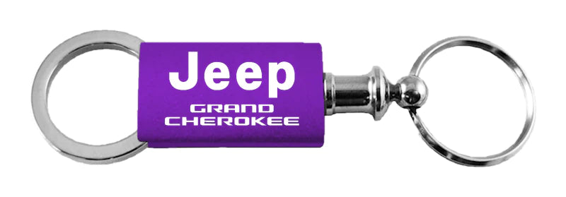 Jeep Grand Cherokee Anodized Aluminum Valet Key Chain Fob - Official Licensed