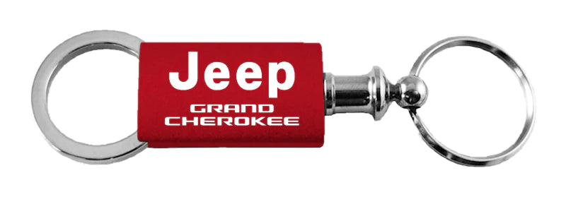 Jeep Grand Cherokee Anodized Aluminum Valet Key Chain Fob - Official Licensed