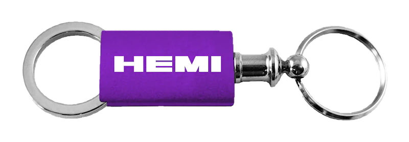 Mopar Hemi Anodized Aluminum Valet Key Chain Fob - Official Licensed